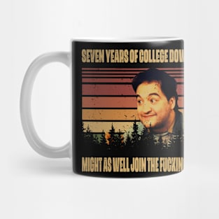 Neidermeyer's Nightmare Animal House Fraternal Foes Graphic T-Shirt Series Mug